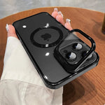Case For iPhone Transparent Camera Lens Bracket Stand Phone