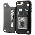 Case Slim Fit Premium Leather Cover For iPhone Wallet Card Holder Slots Flip Case