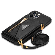 iPhone case for women with lanyard strap and wallet cover - Dluxeries