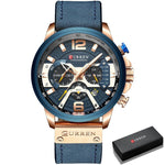 Watches Luxury Sport for Men Top Brand Leather